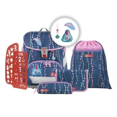 Step by Step 183745 2IN1 PLUS Schulranzen-Set 'Mermaid', 6-teilig
