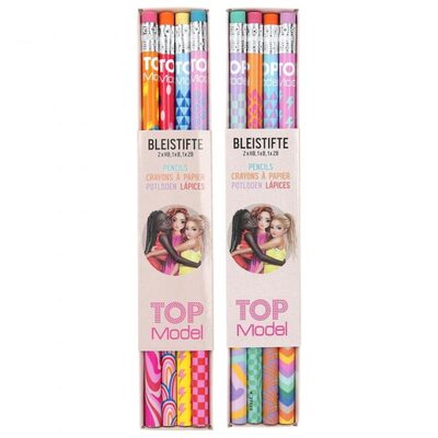 DEPESCHE 11922 TOPModel Bleistift 4er Set, sortiert