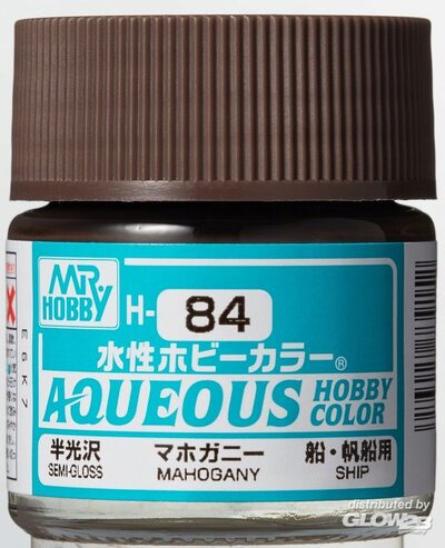 MR HOBBY - GUNZE H-084 Mr Hobby -Gunze Aqueous Hobby Colors (10 ml) Mahogany [30