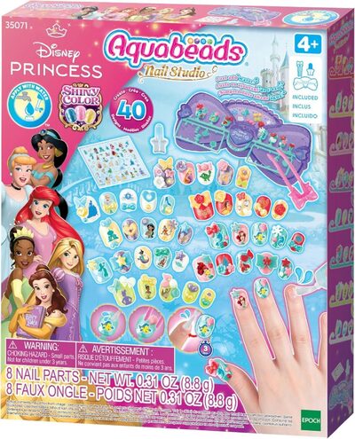 EPOCH 35071 AQUABEADS Disney Prinzessin Nagelstudio