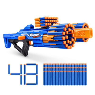 ZURU 11021270 XSHOT - Insanity Blaster Berzerko mit Darts