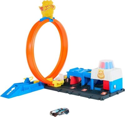 HOT WHEELS JBM71 1:64 Hot Wheels City Super Polizeistation
