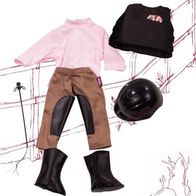 GÖTZ 3401553 Reitoutfit Gr. XL, 7-teilig 45-50 cm