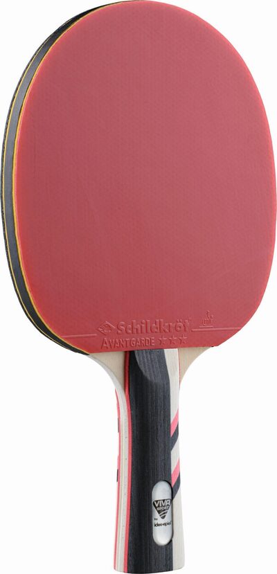 idee+spiel 744-25003 VIVA SPoRT Tischtennis-Schläger BLACK Edition powered by Schildkröt