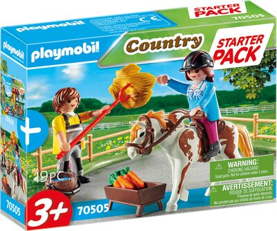 PLAYMOBIL 70505 Starter Pack Reiterhof Ergänzungsset