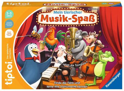 RAVENSBURGER 00169 tiptoi® Lernspiele - Mein tierischer Musik-Spaß