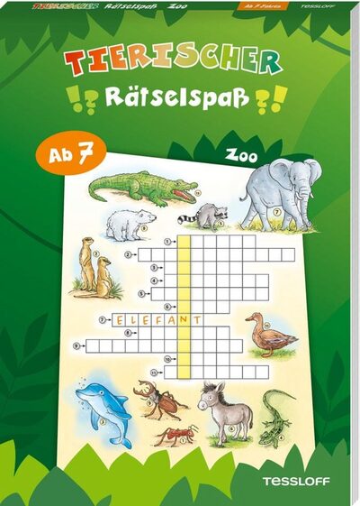 TESSLOFF 378864566 Tierischer Rätselspaß Zoo
