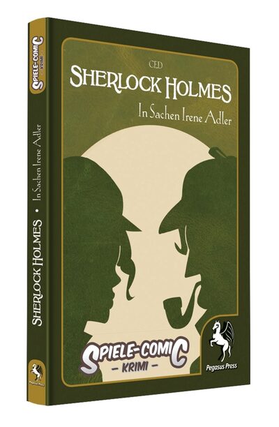 PEGASUS SPIELE 36002G Spiele-Comic Krimi: Sherlock Holmes - In Sachen Irene Adler (Hardcover)