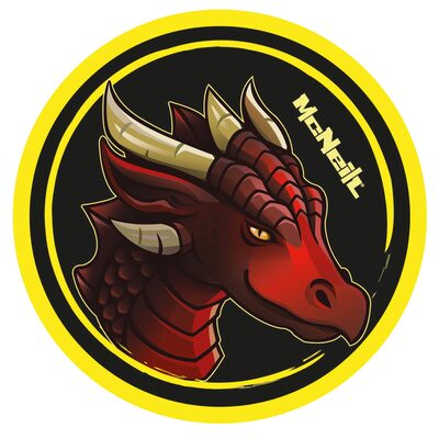 McNeill 3463800018 McAddys zu Schulranzen Ninja: Dragon-Kopf