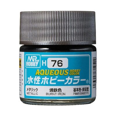 MR. HOBBY H-076 Aqueous Hobby Colors (10 ml) Burnt Iron