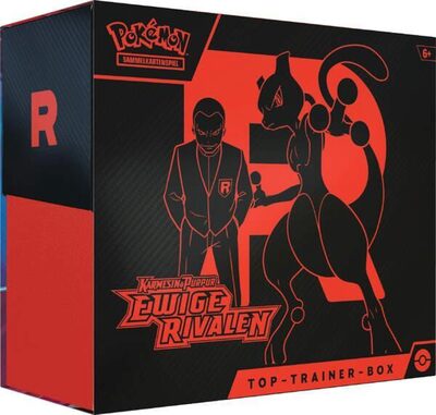 POKEMON 11088 PKM Pokémon KP10 Top-Trainer-Box Karmesin & Purpur - Ewige Rivalen