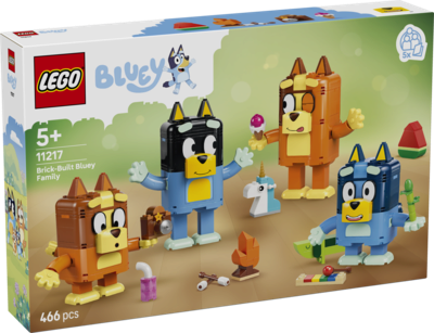 LEGO® Bluey 11217 Blueys Familie aus LEGO Steinen