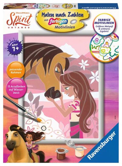 RAVENSBURGER 29040 Malen nach Zahlen Freunde für immer