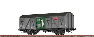 BRAWA 51354 H0 Gedeckter Güterwagen Glmmhs57 'Persil', DB, Ep. III