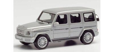 HERPA 430760 MB 1:87 Mercedes-Benz G-Klasse mit AMG-Felgen, iridiumsilber metallic