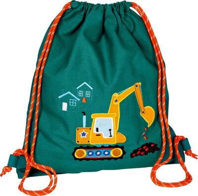 DIE SPIEGELBURG 18887 Turnbeutel Bagger Edition 2 - Wenn ich mal groß bin, ...