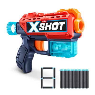 ZURU 11018761 XSHOT - Excel Kickback Blaster mit Darts