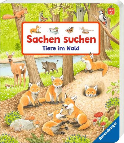 RAVENSBURGER 41748 Sachen suchen: Tiere im Wald