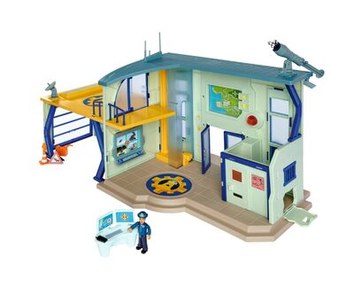 SIMBA 109251097 Feuerwehrmann Sam Polizeistation mit Figur
