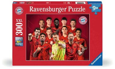 RAVENSBURGER 12004000 Kinderpuzzle 300 XXL Teile FC Bayern München Saison 2024/25