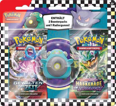 POKEMON 45892 PKM Pokémon Back to School Radiergummi Blister 2024, 2-fach sortiert