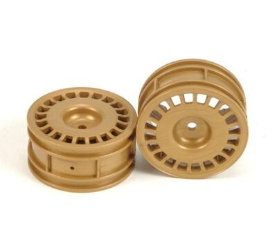 TAMIYA 300440075 1:10 Felgen (2) Rally-Dish gold 26mm