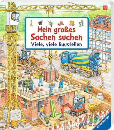 RAVENSBURGER 43894 Mein großes Sachen suchen: Viele, viele Baustellen