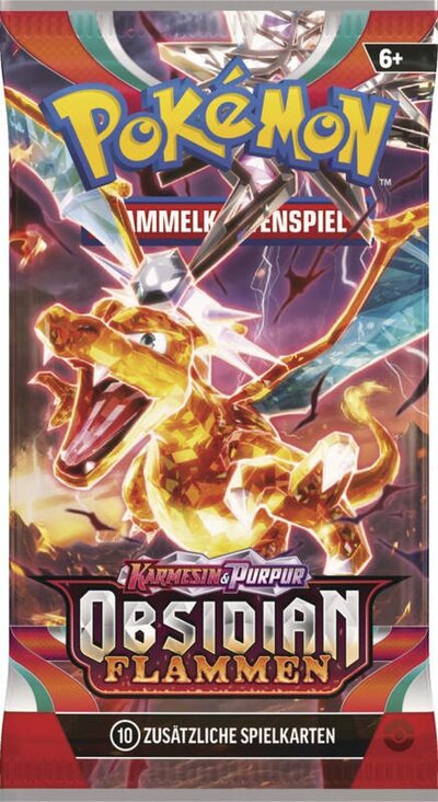 POKEMON 45596 PKM Pokémon KP03 Karmesin & Purpur Obsidian Flammen Booster