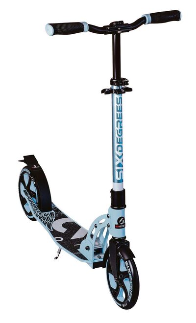 AUTHENTIC SPORTS & TOYS 568 SIX DEGREES Aluminium Scooter 205 mm pastell-blau