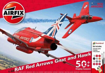 AIRFIX A50159 1:48 Red Arrows 50TH Display Season Gift Set