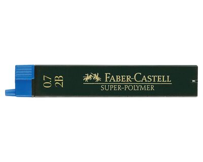 FABER-CASTELL 120702 Feinmine SUPER POLYMER 0,7mm 2B