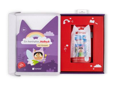 tonies® 11002069 Hören+ Fee - Malbuch-Bundle