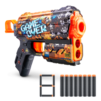 ZURU 11021329 XSHOT - Skins Flux Blaster mit Darts