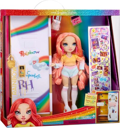 MGA 121015-EUC Rainbow High Locker and Doll Playset