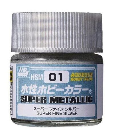 MR. HOBBY HSM-01 Aqueous Hobby Super Metallic Colors (10 ml)