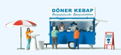 PREISER 10747 H0 Verkaufswagen 'Döner Kebap'