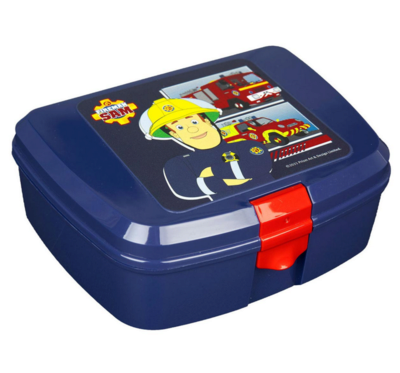 UNDERCOVER FSTU9909 Brotzeitdose mit Einleger Feuerwehrmann Sam, dunkelblau