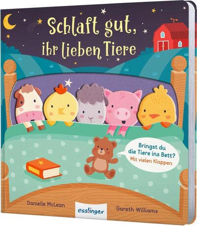 THIENEMANN 823788 Schlaft gut, ihr lieben Tiere: Hilf mit, die Tiere ins Bett zu bringen!
