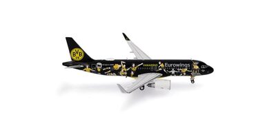 HERPA 562829 1:400 Eurowings Airbus A320 'BVB Fanairbus' – D-AEWM