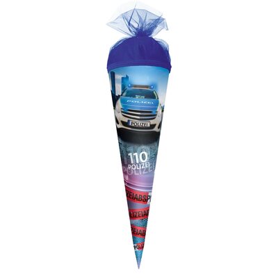 ROTH 673740 Motiv-Schultüte Polizei 110 35 cm