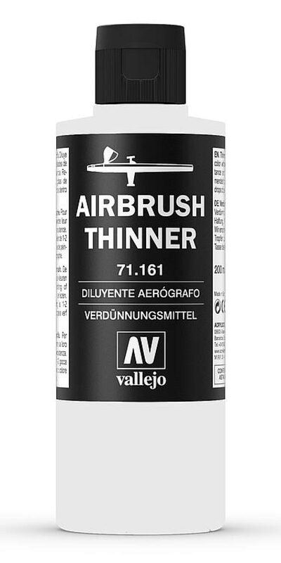 VALLEJO 071161 Airbrush Verdünner, 200 ml
