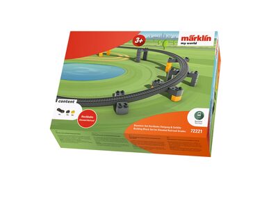 MÄRKLIN 72221 H0 Märklin my world - Baustein-Set Hochbahn Steigung & Gefälle