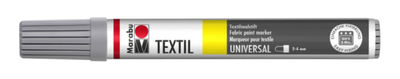 Marabu 11703078 Marabu-Textil Painter Grau 078, 2-4mm