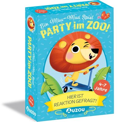 AUZOU 405019 Party im Zoo - Ein Mau-Mau-Spiel