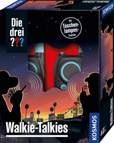KOSMOS 632229 Die drei ??? Walkie-Talkies - Funkgerät für Detektive