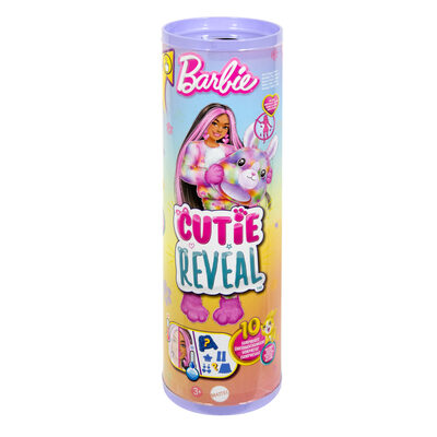MATTEL HRK38 Barbie Cutie Reveal Barbie Color Dream Series - Häschen - mit Überraschungen