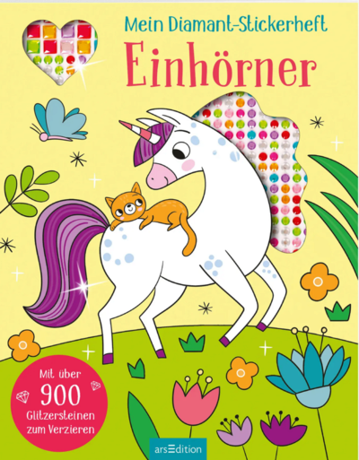 ARSEDITION 135682 Diamant-Sticker: Einhörner