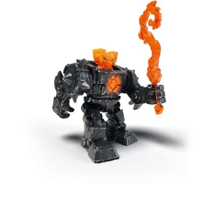 SCHLEICH 42597 Eldrador Mini Creatures Roboter Schatten-Lava 1 Roboter, 1 Waffe, 1 Mini-Figur