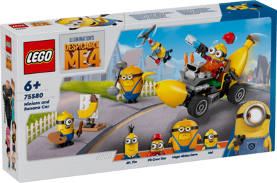 LEGO® Minions™ 75580 Minions und das Bananen Auto