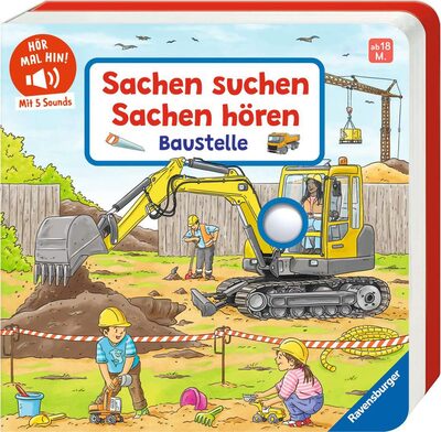 RAVENSBURGER 42112 Hör mal hin: Sachen suchen, Sachen hören: Baustelle